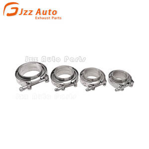 Pièces d'auto universelles 304 acier inoxydable <span class=keywords><strong>V</strong></span> <span class=keywords><strong>Band</strong></span> Clamp mâle femelle bride pour Turbo, tuyaux de descente, systèmes d'échappement - Product Image 2