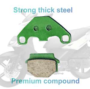 Piezas delanteras traseras, pastillas de freno de motocicleta para KYMCO Agility125 LINHAI ATV <span class=keywords><strong>150</strong></span> MAICO OSSA 500 <span class=keywords><strong>Kawasaki</strong></span> <span class=keywords><strong>KX</strong></span> 250 - Product Image 3