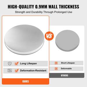 DB Wholesale 20\" Portable <b>Fire</b> <b>Pit</b> Cover <b>Lid</b> <b>with</b> Easy-Opening Outdoor Wood Stainless Steel Spark Screen for Patio Use - Product Image 3