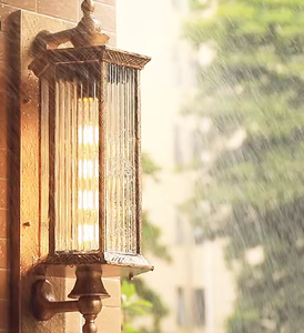 Nouvel arrivage de lampes à led dorées en aluminium pour jardin extérieur nordique moderne et chic - Product Image 5