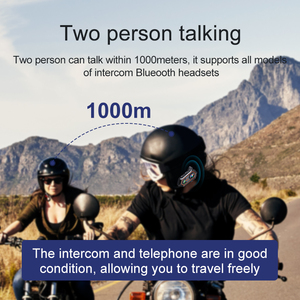 Y20 2X خوذة دراجة نارية سماعة رأس تقليل الضوضاء المزدوجة ، بطارية 2way Intercom - Product Image 5