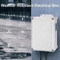 Boîtier Électrique Étanche IP67/55 en ABS Résistant à la Chaleur pour Applications Électriques Extérieures – Boîtier Électrique en Plastique
