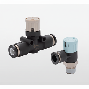 Pisco วาล์วควบคุมการไหลแบบกดล็อคป้องกันการงัดแงะพร้อม JSGC8-03บอกสถานะ - Product Image 1