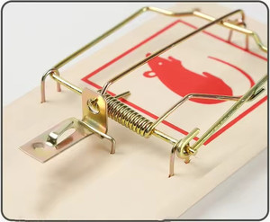 Small & Large Size Combo Wooden Mouse Trap Sensitive Trigger for Hard-to-Reach Areas - Product Image 2