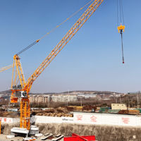 Grúa Torre Articulada DAHAN DH650 de 35m, 65m, 45 toneladas, Altura 60m, 1 Año de Garantía, Motor PLC, 650t.m