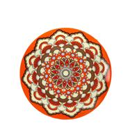 Assiette plate en porcelaine bohème, style nordique minimaliste, assiette creuse ronde à motif végétal, compatible micro-ondes et lave-vaisselle