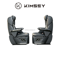 Siège d'avion électrique inclinable JS01 KIMSEY pour MPV, avec accoudoir pliable et mobile, chaise large pour Sienna GL8 V-Class, adaptable
