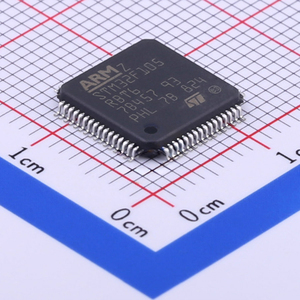 STM32F105RBT6 LQFP-64(10x10) pour microcontrôleur Cortex-M3 72 MHz, circuit intégré avec 128 Ko de mémoire Flash pour examen - Product Image 2