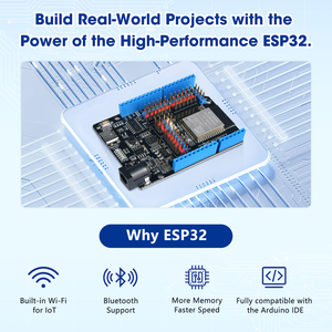 Acebott hoàn chỉnh STEM giáo dục sở thích lập trình DIY với hướng dẫn ESP32 29 comptnents thiết bị điện tử dự án Bộ dụng cụ cho Arduino - Product Image 4