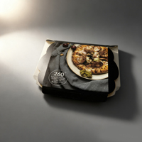 Boîte à compartiments personnalisée écologique pour mini-burger avec compartiment pour sauce, emballage pour shawarma, poulet frit, frites, restauration rapide