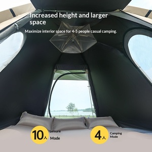 <span class=keywords><strong>Tenda</strong></span> da Campeggio Pieghevole Portatile Rinforzata Impermeabile Set Completo Attrezzatura da Campeggio Completamente Automatica in Tessuto Oxford - Product Image 4