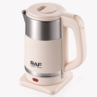 Bouilloire Électrique RAF 1500W 1,5L à Ébullition Rapide et Arrêt Automatique pour Thé, Café, Petit-Déjeuner, Maison, Bureau 220-240V
