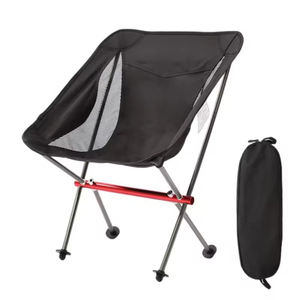 Silla de Camping Plegable Moderna de Aluminio para Exteriores, Personalizable, Transpirable, Ajustable, Diseño Luna, para Pesca, Picnic y Viajes - Product Image 6