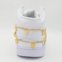 Mignon papillon lacet breloques chaussure décoration chaîne breloque dentelle verrouillage Clips bijoux accessoires pour bottes cadeaux AF1 Sneaker