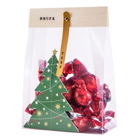 Sacs en papier sulfurisé de qualité alimentaire personnalisés en gros, bon marché, pour biscuits, pâtisseries, cadeaux de Noël, bonbons, chocolat