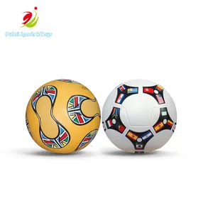 Pulei Promoción Precio de fábrica Goma Fútbol americano Tamaño personalizado 3 4 5 Balón de fútbol de goma