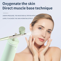 KKS mano hidratante nano niebla facial oxígeno chorro de agua inyector de oxígeno de agua Mini aerógrafo inyector de oxígeno de agua Facial