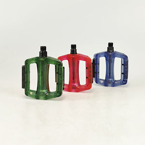 Pédales de vélo colorées grandes pièces de vélo de montagne/route transparentes à plaque <span class=keywords><strong>plate</strong></span> - Product Image 6
