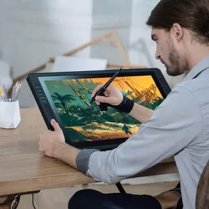 HUION KAMVAS Pro 22-2019 Bút Không Pin Hiển Thị Vẽ Tablet Màn Hình LCD