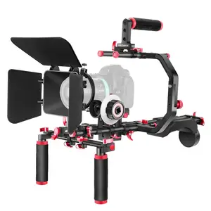 Dual-handle Camera Shoulder Rig Mount Kit Neewer Shoulder Rig Kit for DSLR Cameras and Camcorders
