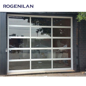 2025 personnaliser la <span class=keywords><strong>porte</strong></span> <span class=keywords><strong>de</strong></span> <span class=keywords><strong>garage</strong></span> verticale <span class=keywords><strong>de</strong></span> sécurité en aluminium fabrique des portes <span class=keywords><strong>de</strong></span> <span class=keywords><strong>garage</strong></span> à double verre réfléchissantes sans cadre - Product Image 5