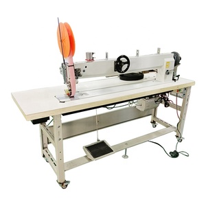 Machine à coudre industrielle pour cuir, double aiguille, alimentation intégrée, pour matériaux extra épais - Product Image 6