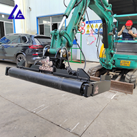Poutre de sol hydraulique pour excavatrice DX120/vio50 - Idéale pour la préparation de parkings et le nivellement de terrains commerciaux