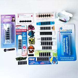 Termômetro de corpo da cabeça da testa com tiras de cristal LCD Termômetro de febre doméstico - Product Image 6