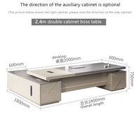 Bureau de direction de luxe LBZ-71X pour PDG et managers – Mobilier de bureau haut de gamme