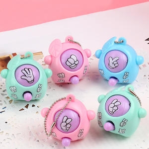 LLavero de juegos divertidos para la familia, tijeras de papel de roca, juguete de <span class=keywords><strong>piedra</strong></span> de papel, llave de huevo, tijeras de papel, llavero de juguete - Product Image 6