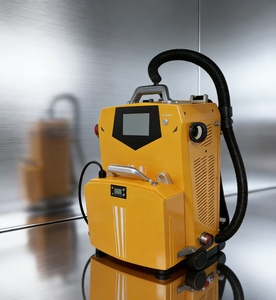 ระบบทำความสะอาดด้วยเลเซอร์พัลส์ขนาดกะทัดรัด 100W 200W 300W พร้อมแบตเตอรี่แบบพกพาสำหรับการฟื้นฟูโบราณวัตถุและอาคาร - Product Image 1