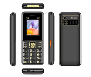 Điện thoại di động cũ D67, 3 khe cắm SIM, bàn phím, giá rẻ, điện thoại 2G GSM, màn hình 1.77 inch/1.8 inch, điện thoại cơ bản 2G GSM - Product Image 2