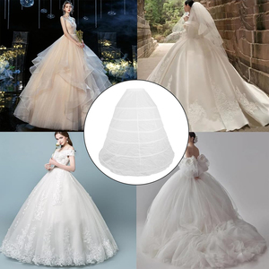 Cyg Có Thể Điều Chỉnh Crinoline Underskirt New Bóng Gown Petticoat Với 6 Siêu Lớn Hoops Cho Váy Cưới - Product Image 6