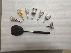 <span class=keywords><strong>Gelibo</strong></span> - Rascador de Cuello Telescópico Grande con 5 Cabezas Desmontables, Masajeador de Cuello Extensible con Función Musical, Regalo para el Día de San Valentín - Product Image 2