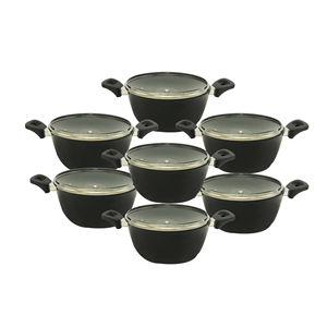 วัสดุดีฝาครอบกระทะทอดระดับพรีเมียมแก้วไม่เหนียวหม้อปรุงอาหารทอดทันสมัยหม้อต้ม 20 ซม. IB Pan จากบังคลาเทศ - Product Image 6