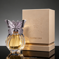 Flacon de parfum de luxe avec vaporisateur 100 ml, flacon en verre transparent et boîte disponibles, échantillons gratuits disponibles