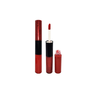 En gros personnalisé étiquette privée paillettes brillant à lèvres Hydratant Cristal Liquide Rouge À Lèvres - Product Image 2