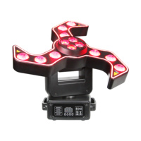 Projecteur mobile araignée 3 bras 150W à prix d'usine en gros de Chine, LED RGBW DMX512, contrôle vocal, indice de protection IP33 pour clubs, bars et concerts