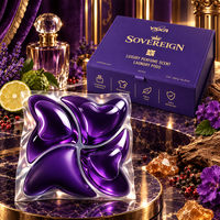 Lessive en dosettes parfumée boisée épicée sophistiquée, protection des couleurs, coffret cadeau de luxe pour boutiques et vente au détail