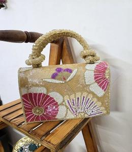 Sac à main en cuir PU fait main pour jeunes femmes, grande capacité, fermeture éclair étanche, broderie - Product Image 4