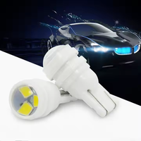 DC 12V T10 W5W 3D LED lentille de tache en céramique LED 3SMD 194 168 Wedge côté plaque d'immatriculation lampe blanc rouge bleu jaune vert rose