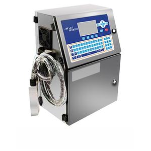 Imprimante jet d'encre pour petits caractères, pour la date, le numéro de lot et la date d'expiration sur papier, plastique, métal, verre, bouchons de bouteilles, aliments, boissons, cosmétiques, gobelets - Product Image 1