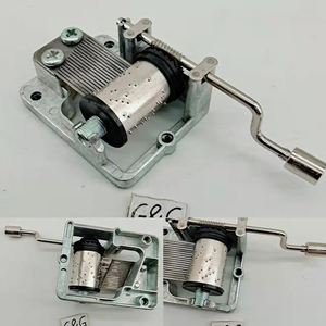 Mecanismo de piezas de caja de música con movimiento de mano de Metal de 18 notas Popular de fábrica 2025 - Product Image 3