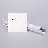 Lampu Downlight LED Darurat Tahan Api Bersertifikasi CE, 3W SMD LED Putih, Baterai Cadangan, Lampu Plafon untuk Komersial