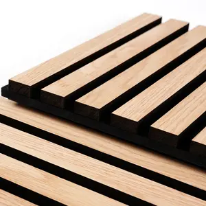 Panel acústico hexagonal de lana de madera, Panel de fibra de madera pura Natural de fábrica para gimnasio