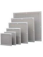 Grille de ventilation en métal anti-poussière et dissipatrice de chaleur pour armoires de distribution, ventilateur d'extraction ZL-803/804, grille à persiennes