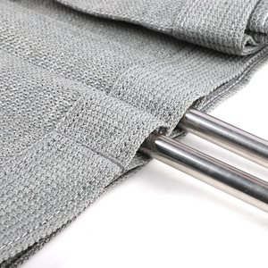 2m x 5m de Protection UV personnalisable en HDPE respirant télescopique vague pare-soleil filet bois gazébo toit auvent voiles de soleil - Product Image 4