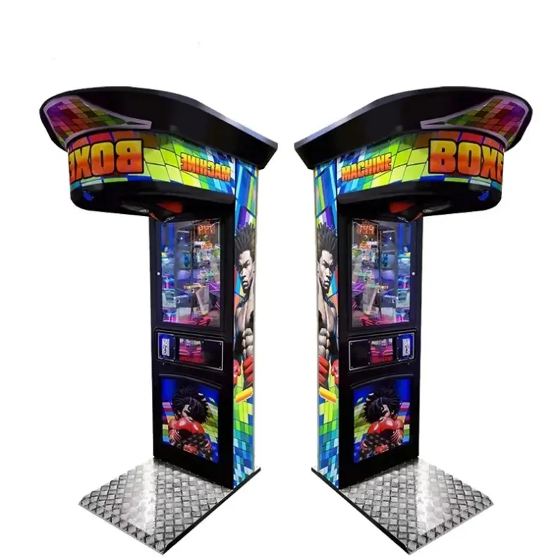 Máquina de boxe arcade, jogos de boxe, prêmios, presentes, máquina de venda automática