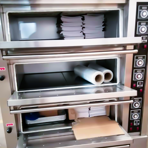 เตาอบแก๊สเชิงพาณิชย์ HELAXEN รุ่นใหม่ <span class=keywords><strong>พ</strong></span>ร้อมห้องอบแบบใช้ไอน้ำ ควบคุมด้วยระบบดิจิตอล ผลิตจากสแตนเลส ประหยัดพลังงาน ใช้งานง่าย อัตโนมัติ เหมาะสำหรับอบขนมปังและ<span class=keywords><strong>เค้ก</strong></span> - Product Image 2