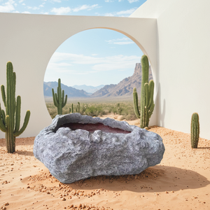 Vaso <span class=keywords><strong>per</strong></span> Fiori in Stile Moderno in Pietra Fioriera in Fibra di Vetro <span class=keywords><strong>per</strong></span> Decorazione Giardino - Product Image 5